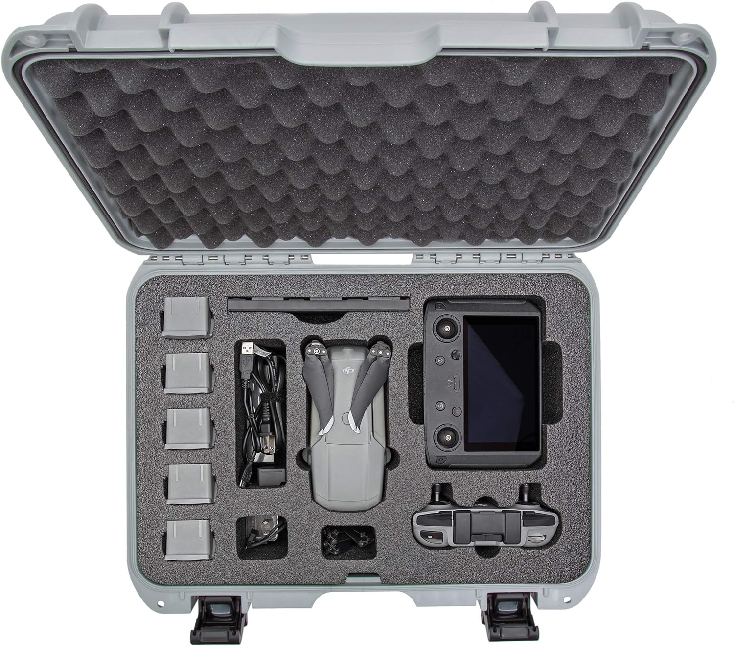 Best Cyber Deals 🔥 Nanuk 925 Waterproof Hard Case with Foam Insert for DJI Mavic Air 2 + Smart Controller - Silver (925-MAVIA25) 50% Off Discount Nanuk 925 Waterproof Hard Case with Foam Insert for DJI Mavic Air 2 + Smart Controller - Silver (925-MAVIA25)