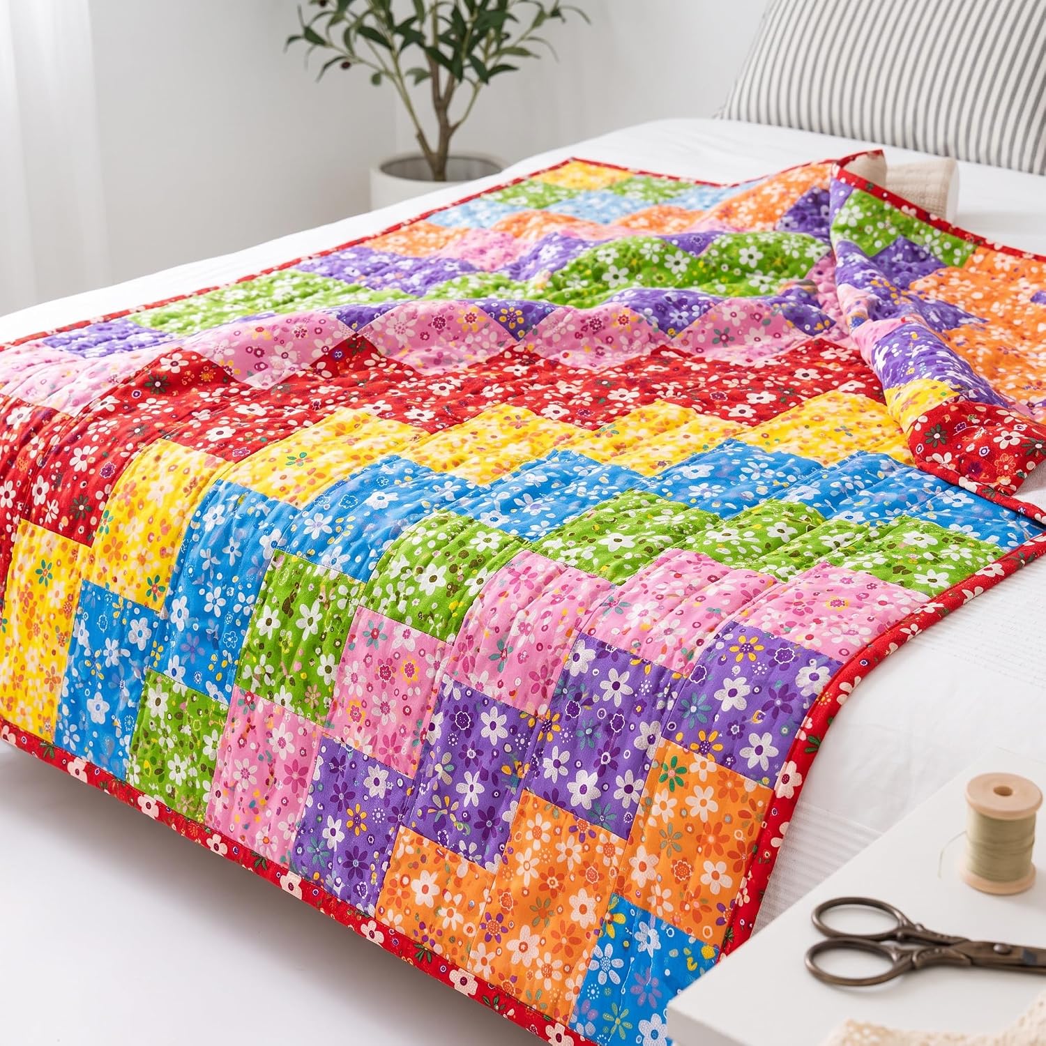 21pcs 10"x10" Precut Quilting Fabric Squares Bundles image 2