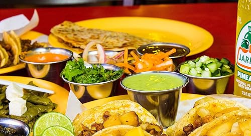 Miniatura 8 de Tazas pequeñas para salsa, taza de salsa Ramekin de acero inoxidable, tazas redondas individuales para condimentos (12, 1.5 onzas)