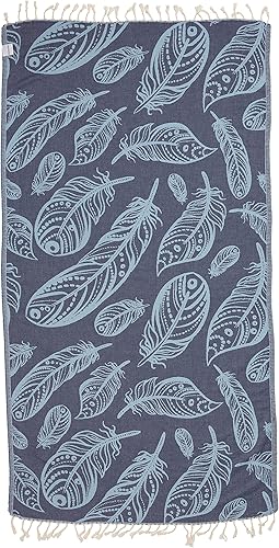 InfuseZen Toalla turca fina de plumas de pavo real, peshtemal bohemio chic de secado rápido, toalla de playa sin arena, toalla de baño absorbente,