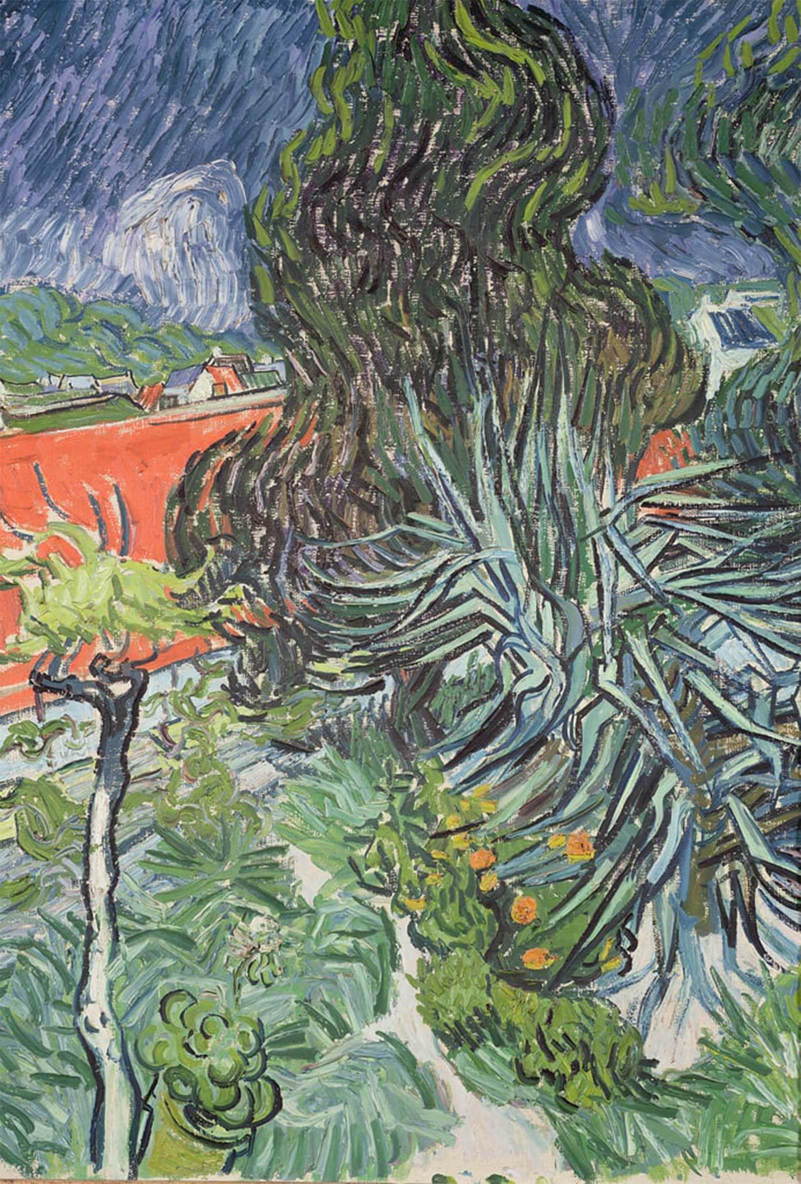 ARTXLXXBN Famous Art Print Poster Vintage Wall Art the Garden of Doctor Gachet At Auvers-sur-oise Canvas Art Poster for Home Decor 60x90cm