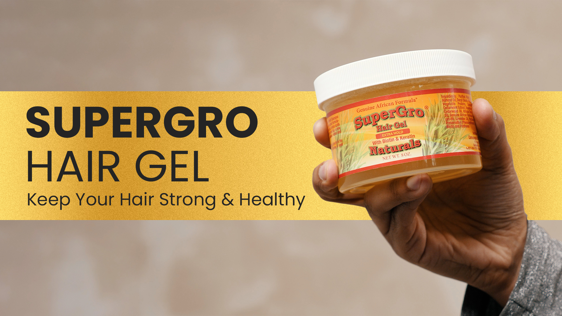 Amazon.com : SuperGro Hair Gel with Extra Hold - For Braiding