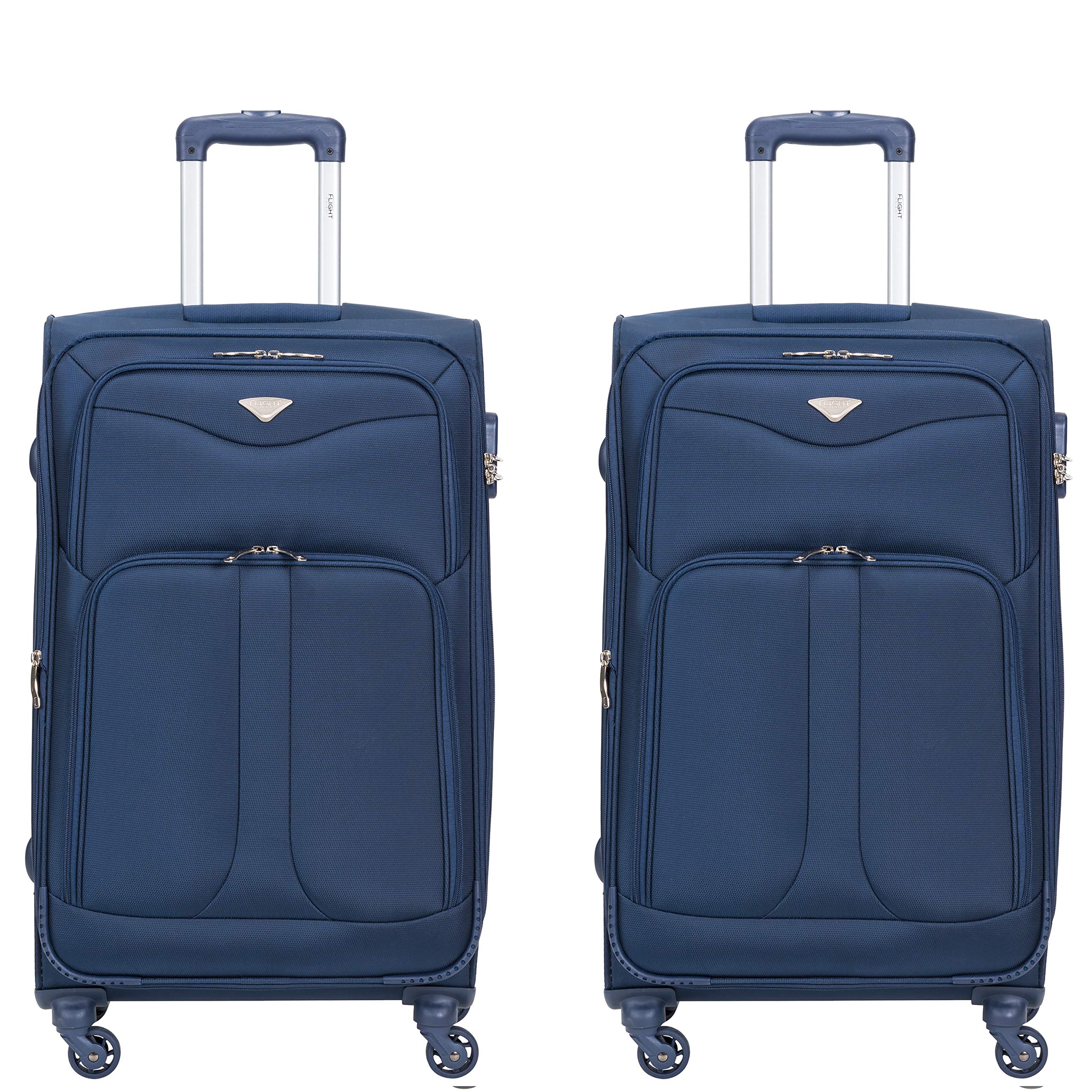 Flight Knight Lightweight 4 Wheel 800D Soft Case Suitcases Anti Crack Cabin & Hold Luggage Options Approved for Over 100 Airlines Including easyJet, BA & Many More! — view 60