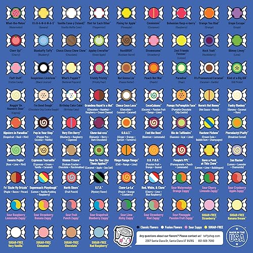 Miniatura 6 de Taffy Shop Mezcla de bayas y crema de caramelo de agua salada  Pequeños lotes de caramelos de agua salada hechos en los Estados Unidos  Dulces súper