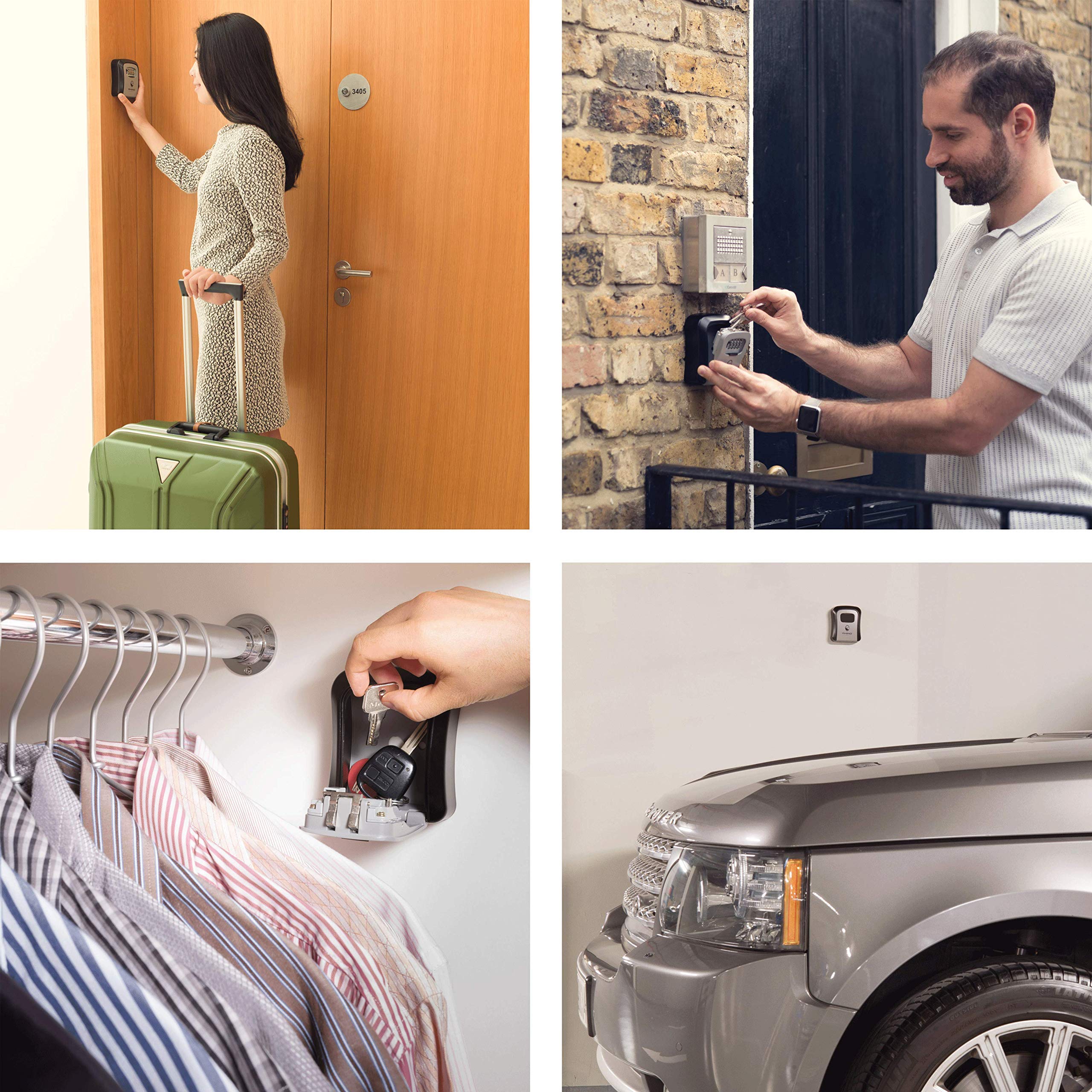 Rhino Lock Secure Key Combination Safe Outdoor Heavy Duty Wall