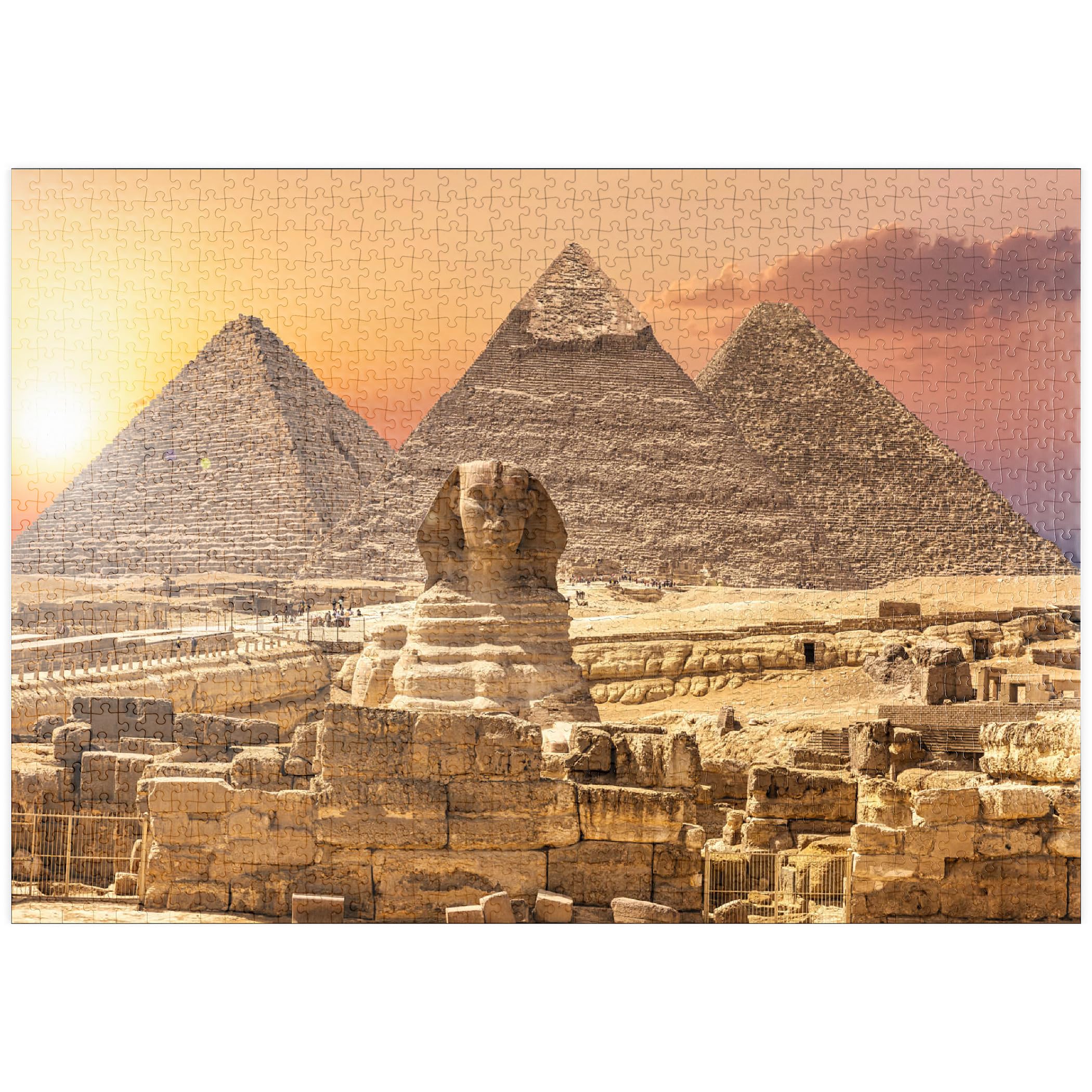 Sphinx And Pyramids One