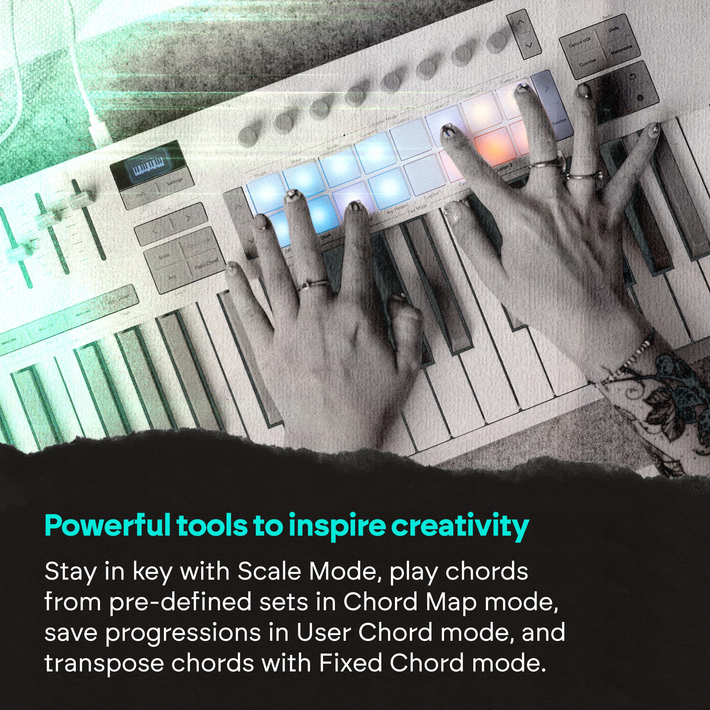 Novation Launchkey 61 White MK4 Clavier Maître USB MIDI
