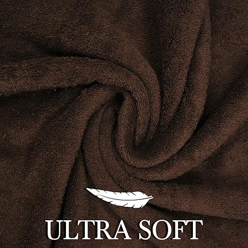 Miniatura 4 de Toallas de baño de lujo, 100% algodón, ultrasuaves, de felpa, gruesas, esponjosas, altamente absorbentes, de secado rápido, para el hogar, gimnasio,