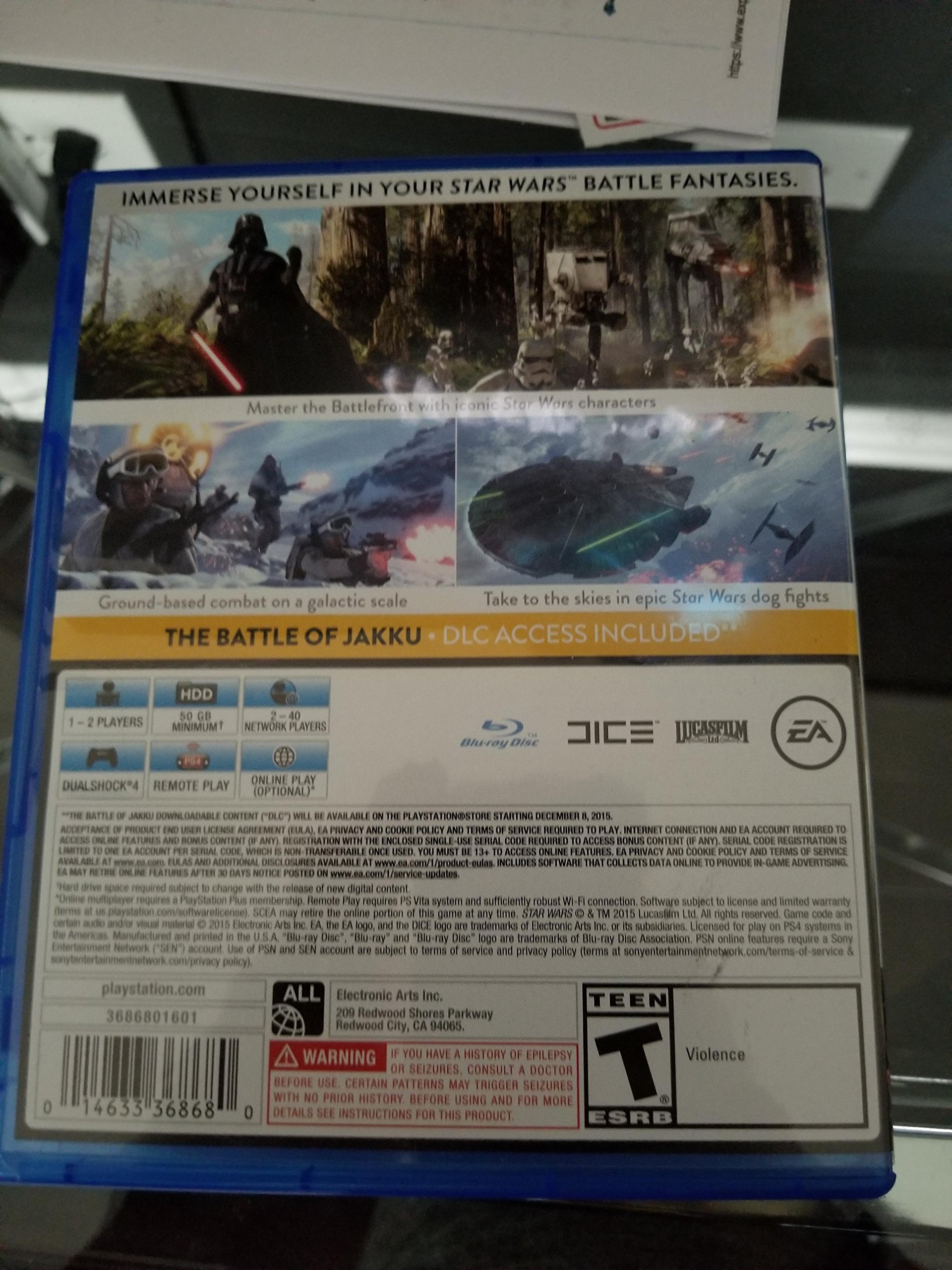 Amazon.co.jp: STAR WARS Battlefront (輸入版:北米) - PS4 : ゲーム