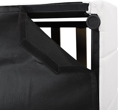 Miniatura 48 de Harper & Bright Designs Cama tapizada de plataforma matrimonial con almacenamiento elevable, marco de cama de tamaño matrimonial con almacenamiento