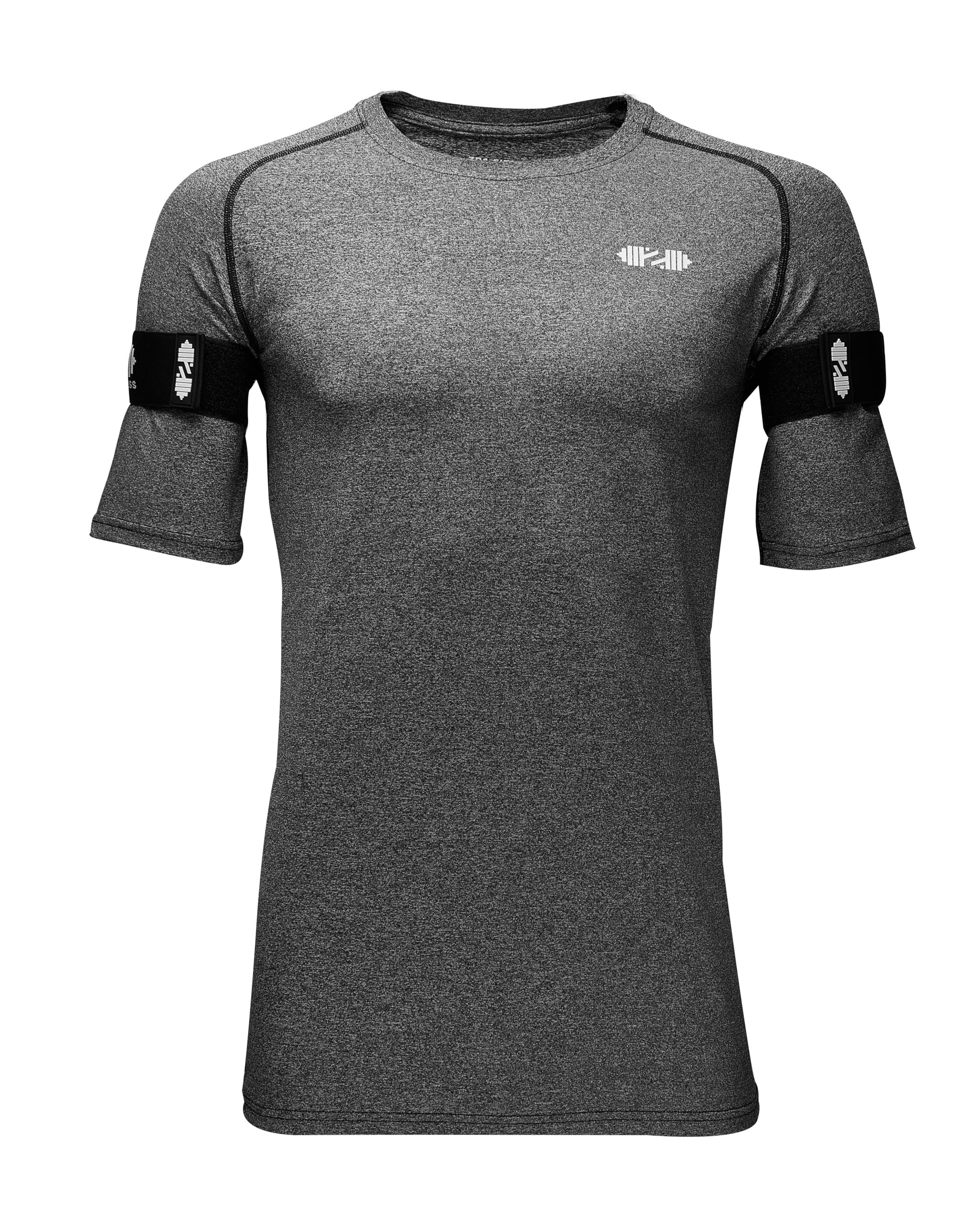 Zero.One% ZP1 Occlusion Training Bands T-Shirt, Gym Wear with Built in Blood Flow Restriction Bands, Includes eBook and 6 Week Program