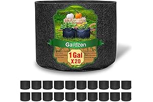 Gardzen 1 Gallon Fabric Pots for Plants