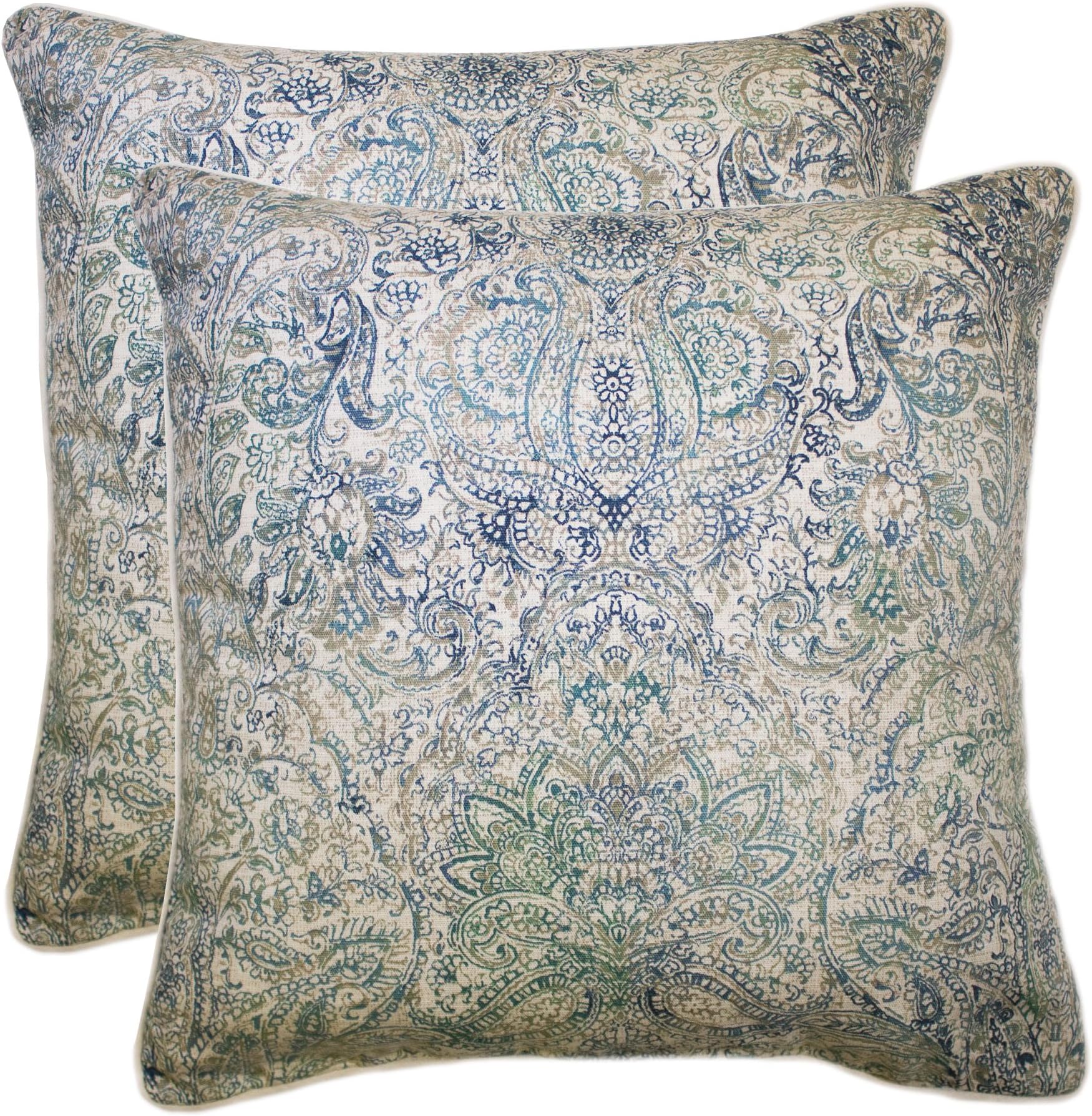 1106721 Decorative Pillow, Set of 2, 20" x 20", Seafoam