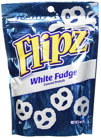 Flipz White Fudge Pretzels, 5oz Pack of 1