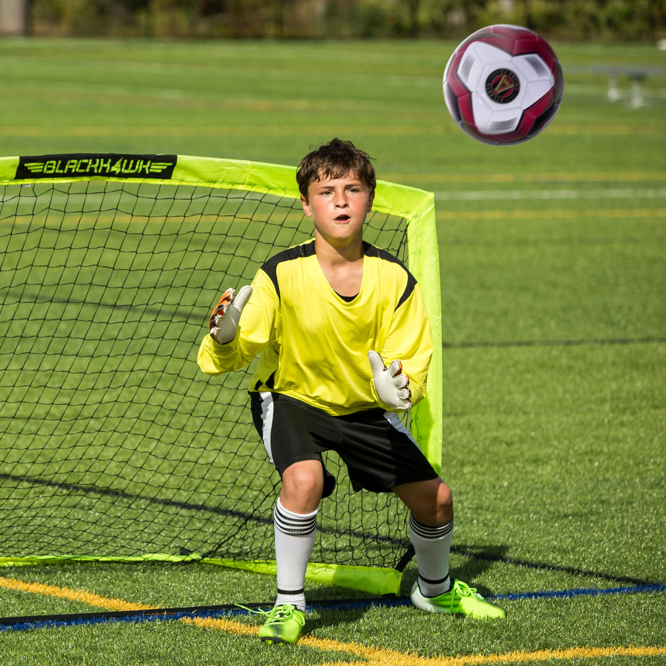 Franklin Sports MLS Atlanta United Fußball, offizielle Größe 5, weiche, Abriebfeste Hülle, offizielle Größe und Gewicht, inklusive Luftpumpe