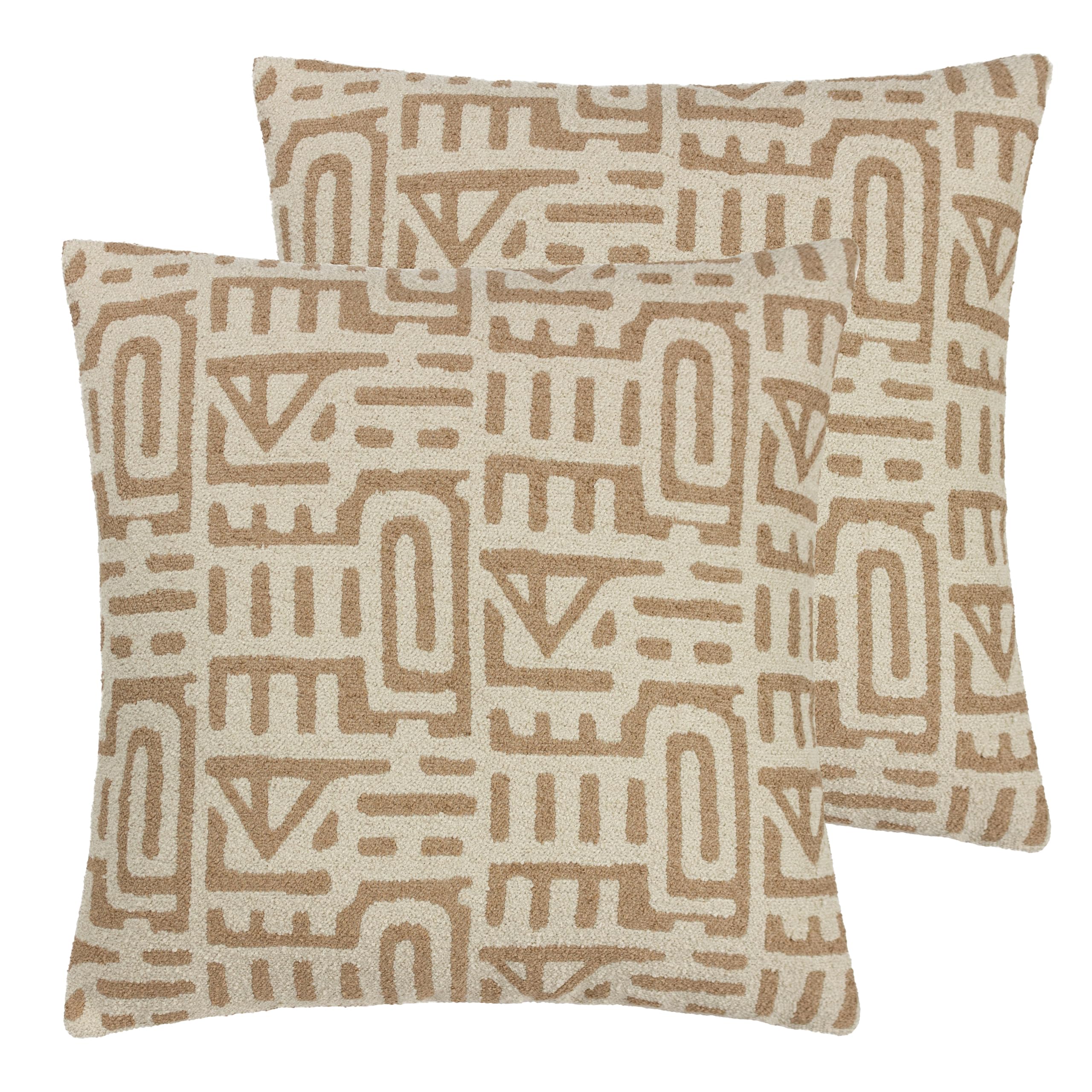 Hoem Samos Feather Filled Cushions Twin Pack,60 x 60cm
