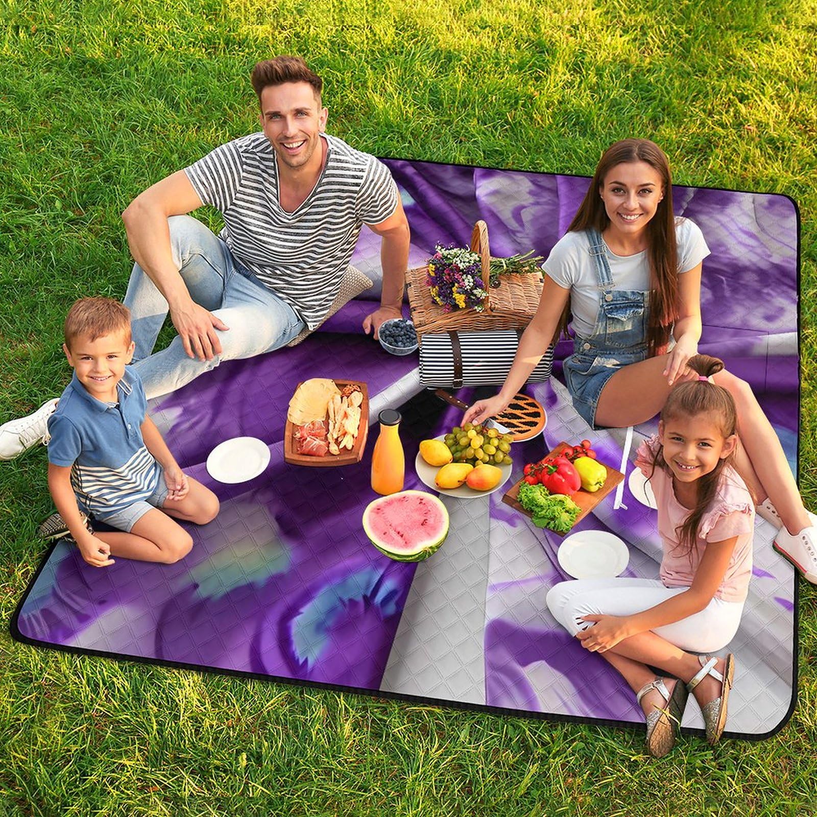 Amazon.com: QMNLKH Foldable Outdoor Picnic Blanket Zipper Type