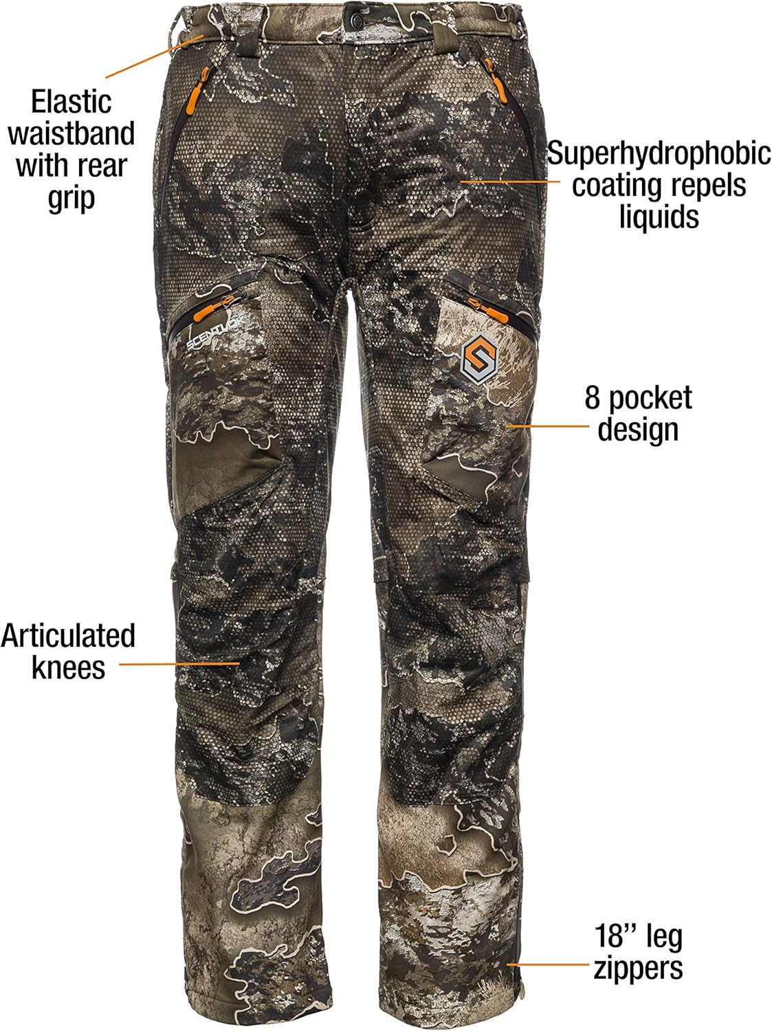 ScentLok Full Season Odor Control Water Resistant Insulated Camo Hunting Pants - Image 4