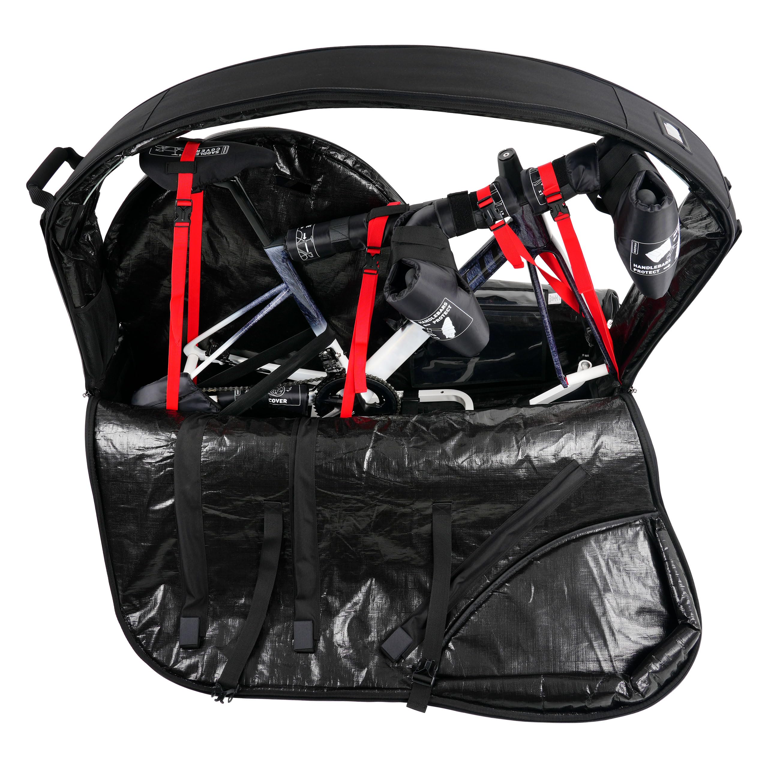 Amazon.com: NOOYAH Bike Travel Bag with Aluminum Frame, No