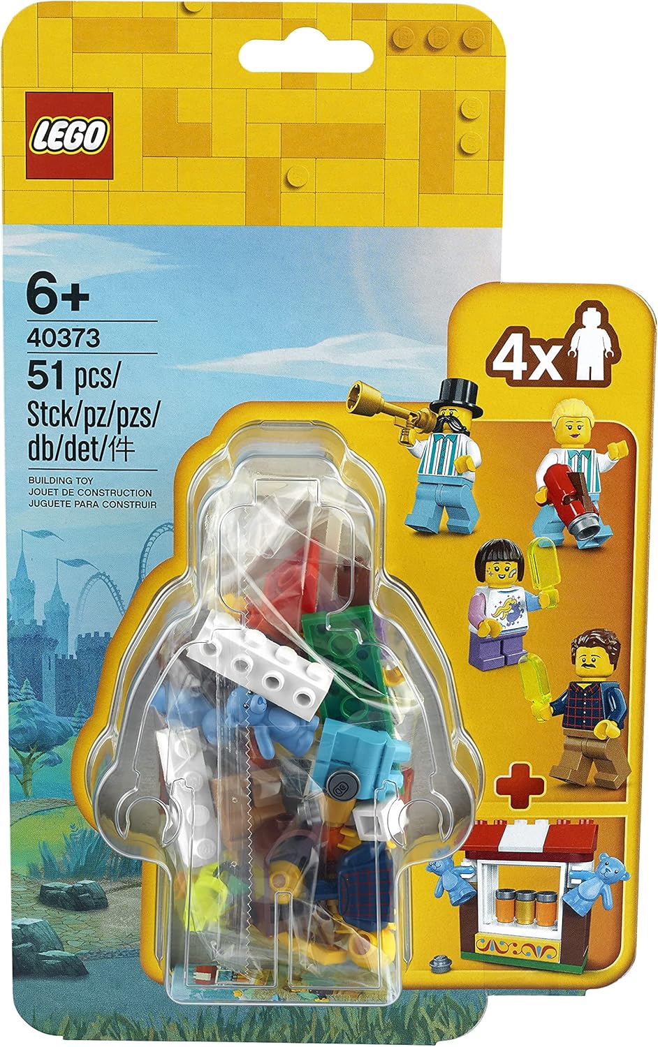 LEGO 40373 Fairground Minifigure Accessory Set 51 Pieces : Amazon.fr: Jeux et Jouets