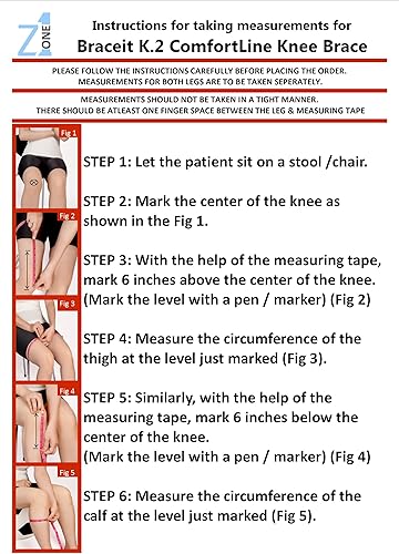 Miniatura 2 de Braceit K.2 Comfortline Rodillera FDA REGISTERED., K2-Comfortline, Anaranjado, 1
