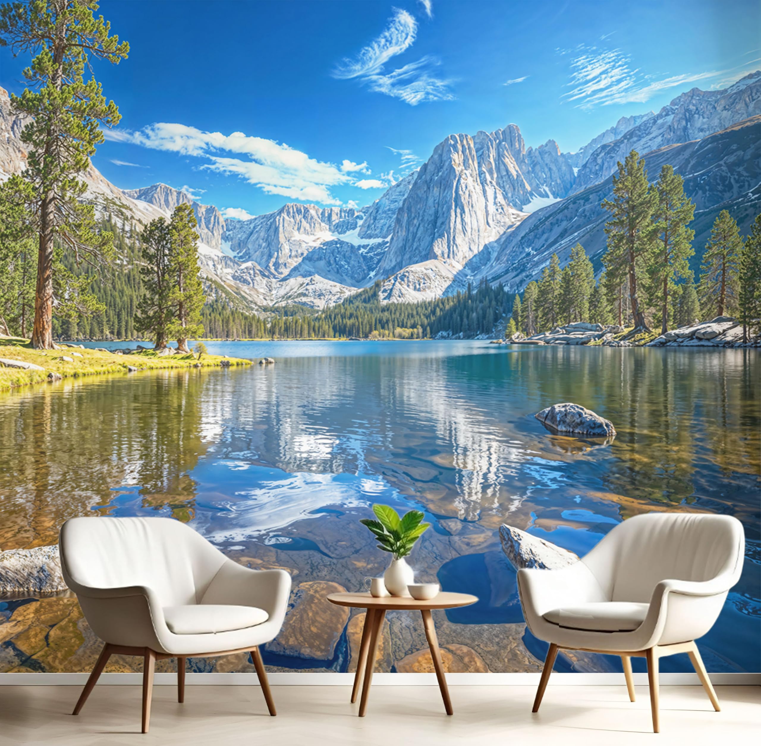 Tableaux muraux tapisserie photo nature 350x256cm vintage