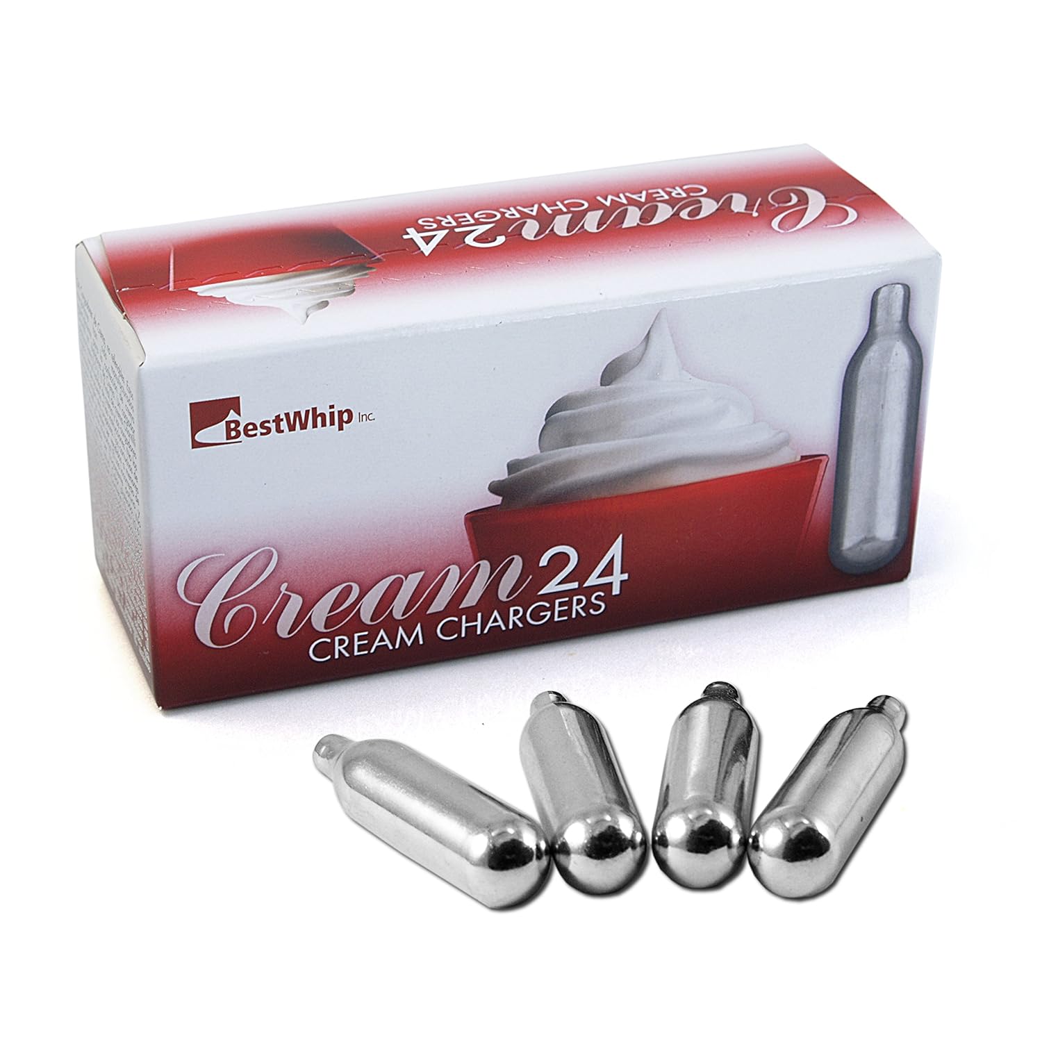 Buy Best Whip N2O Whip Cream Charger Cartridges 24 Pack Online at Low