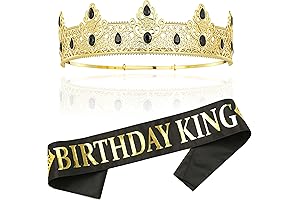 NA Birthday King Crown and Birthday King Sash