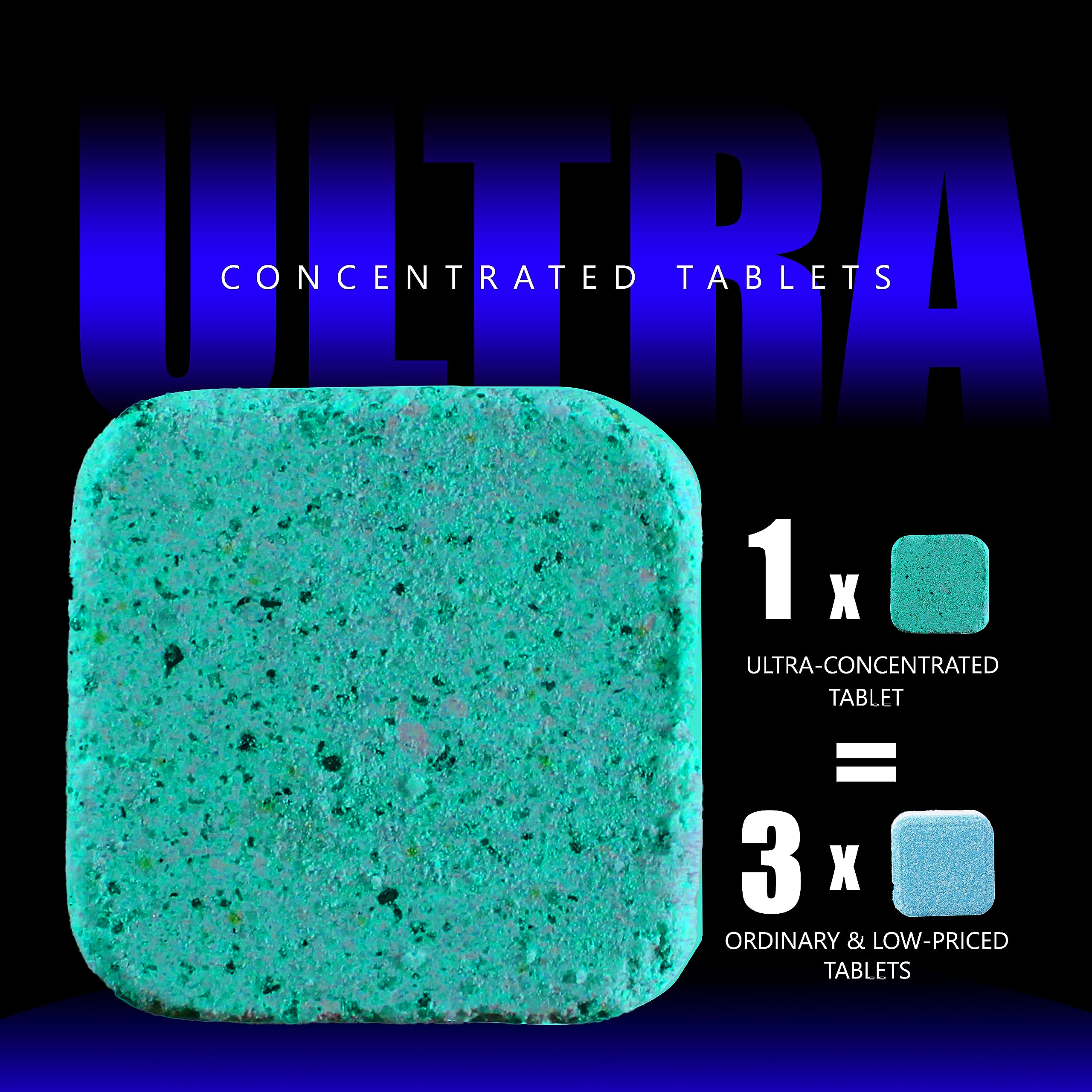 LSRP'S Universal Fit Ultra-Concentrated Descaler Washing Machine Deep Cleaner Tablet Replacement For Drum Tub Cleaner For Washing Machine LG Samsung Whirlpool Bosch Front Load/Top Dishwasher 6 Pcs 2