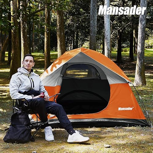 Miniatura 2 de Tienda de campaña impermeable para 234 personas para camping, ligera y fácil de instalar, tienda de campaña para senderismo al aire libre, tienda de