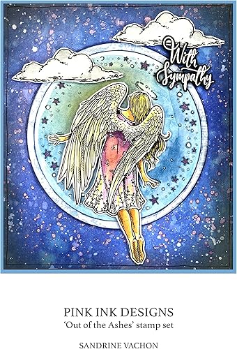 Miniatura 5 de CREATIVE EXPRESSIONS Juego de sellos transparentes Angelus, transparente