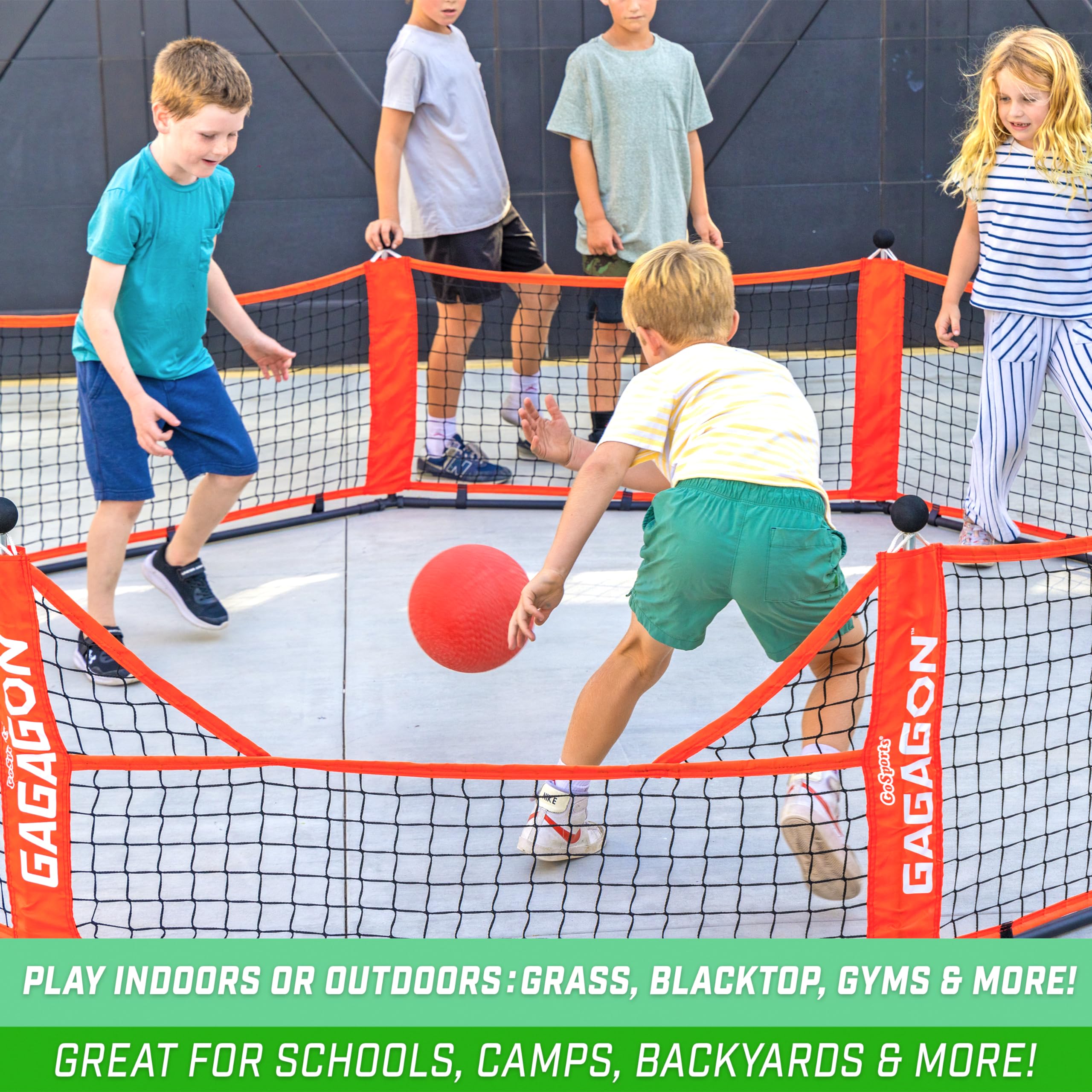GoSports Gagagon Portable Gaga Ball Pit for Indoor or Outdoor Games