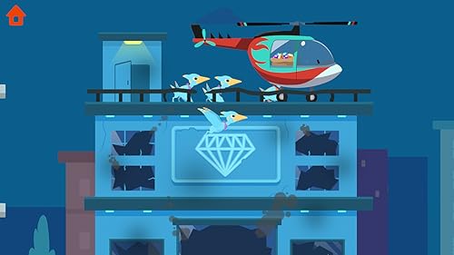 Dinosaur Police Car - Driving Games for kids