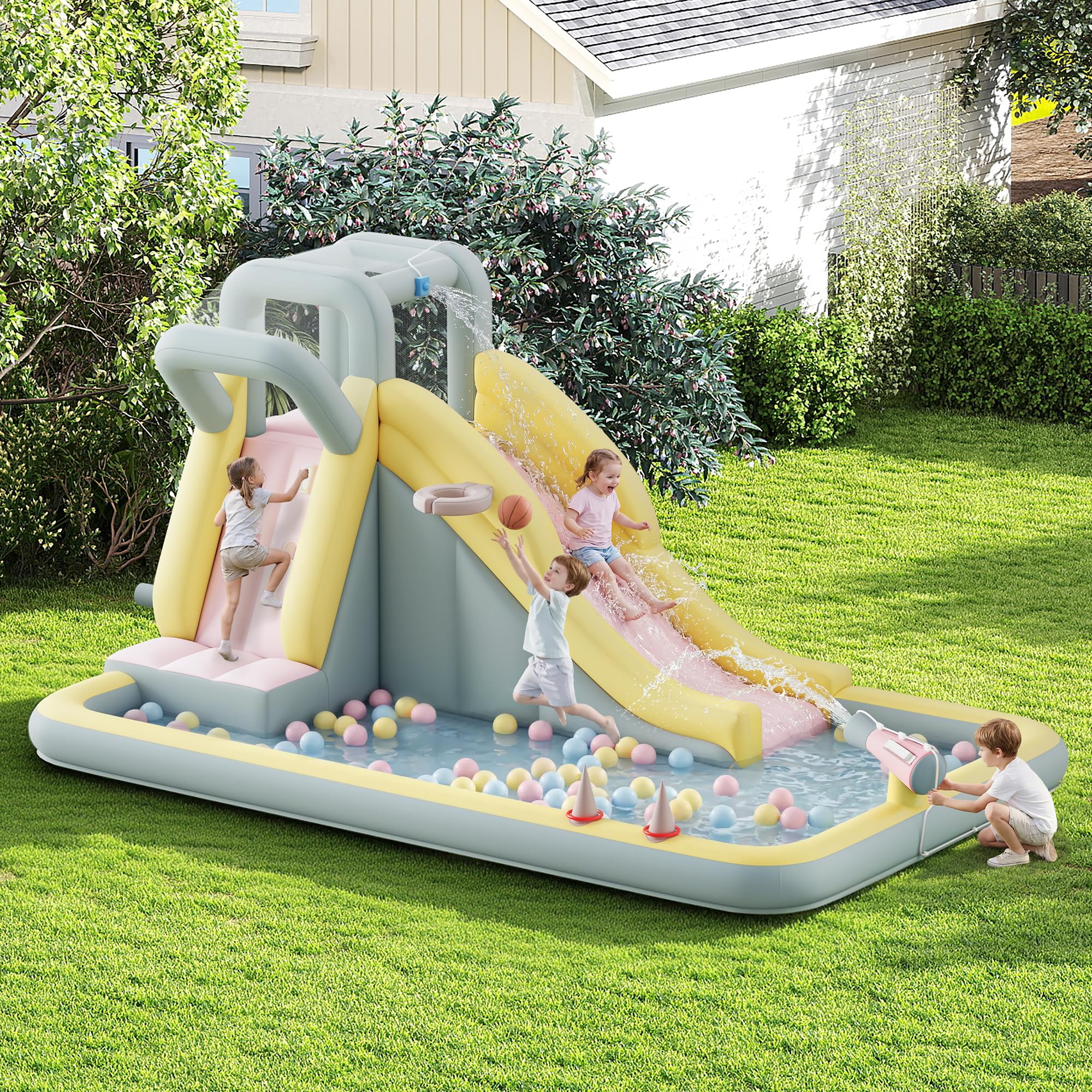 Photo 1 of *similar product*
Albott Inflatable Bounce House, Indoor Outdoor Jumper 154x106x75 Inch