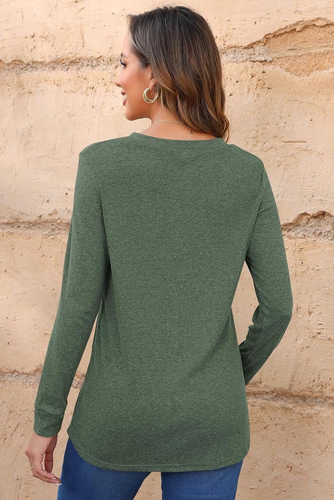 Maglione Donna A Maniche Lunghe Con Scollo A V - Leggero E Casual, Perfetto Per Autunno E Inverno - Foto 12