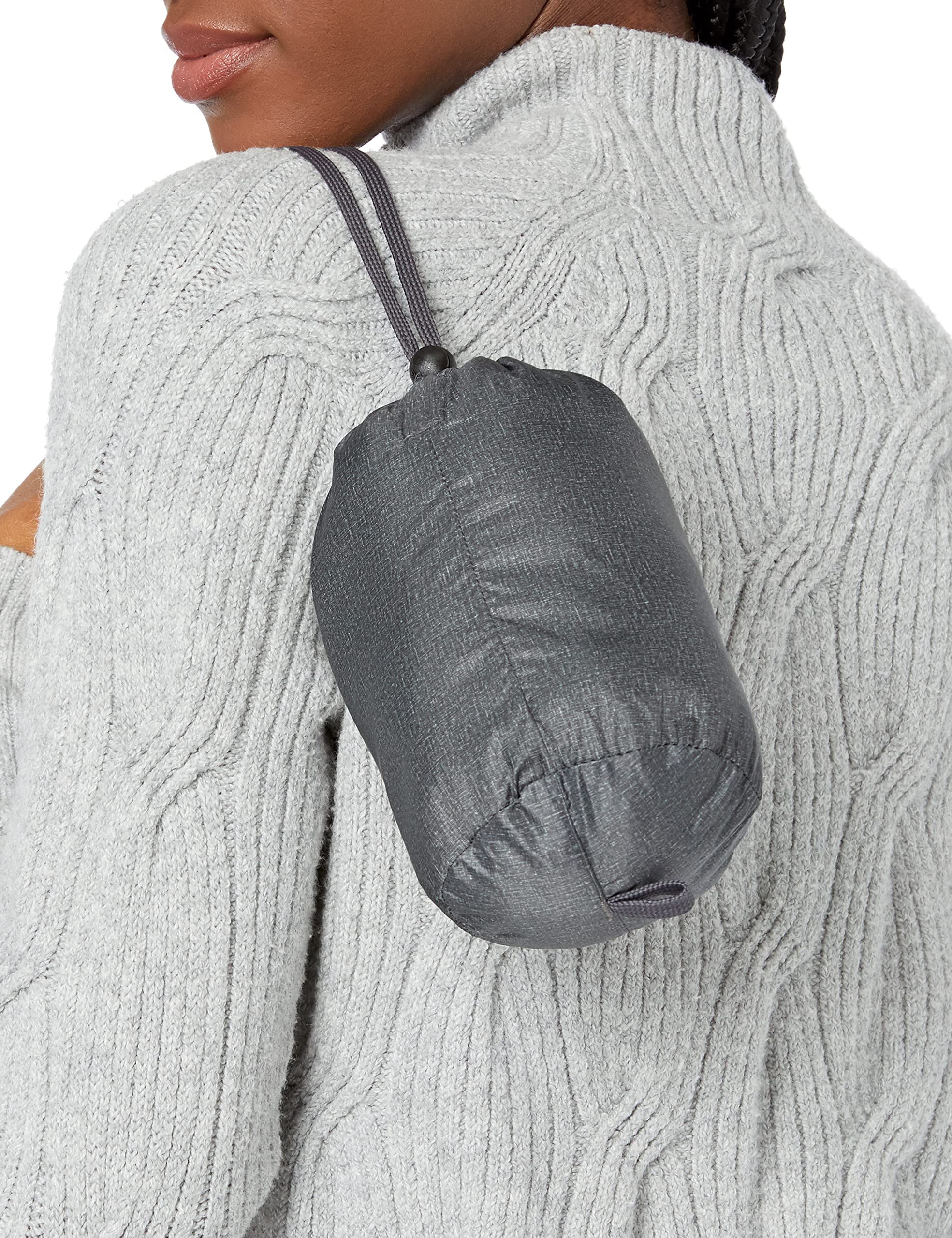 Amazon Essentials Piumino Leggero a Maniche Lunghe Resistente all'Acqua Ripiegabile (Disponibile in Taglie Forti) Donna