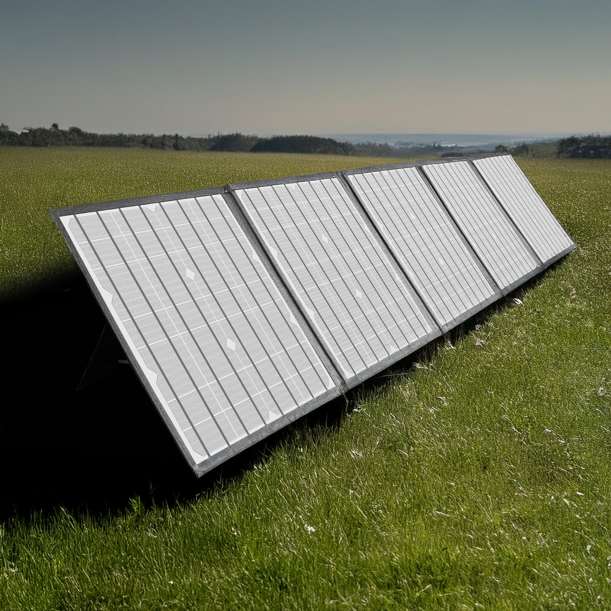 Solter Panel Solar PS-100 – 100W Plegable y Ultraligero – Alta Eficiencia Monocristalina – Compatible con Generadores Astro 600, 1200 y 2200 – Salidas USB QC3.0, Type-C y USB-A
