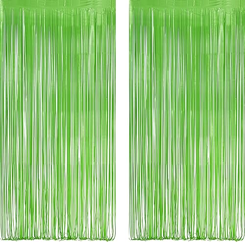 Miniatura 25 de GREATRIL - Fondo de fiesta con flecos iridiscentes y mariposas, serpentinas de estilo de hada para decoraciones de cumpleaños con temática de