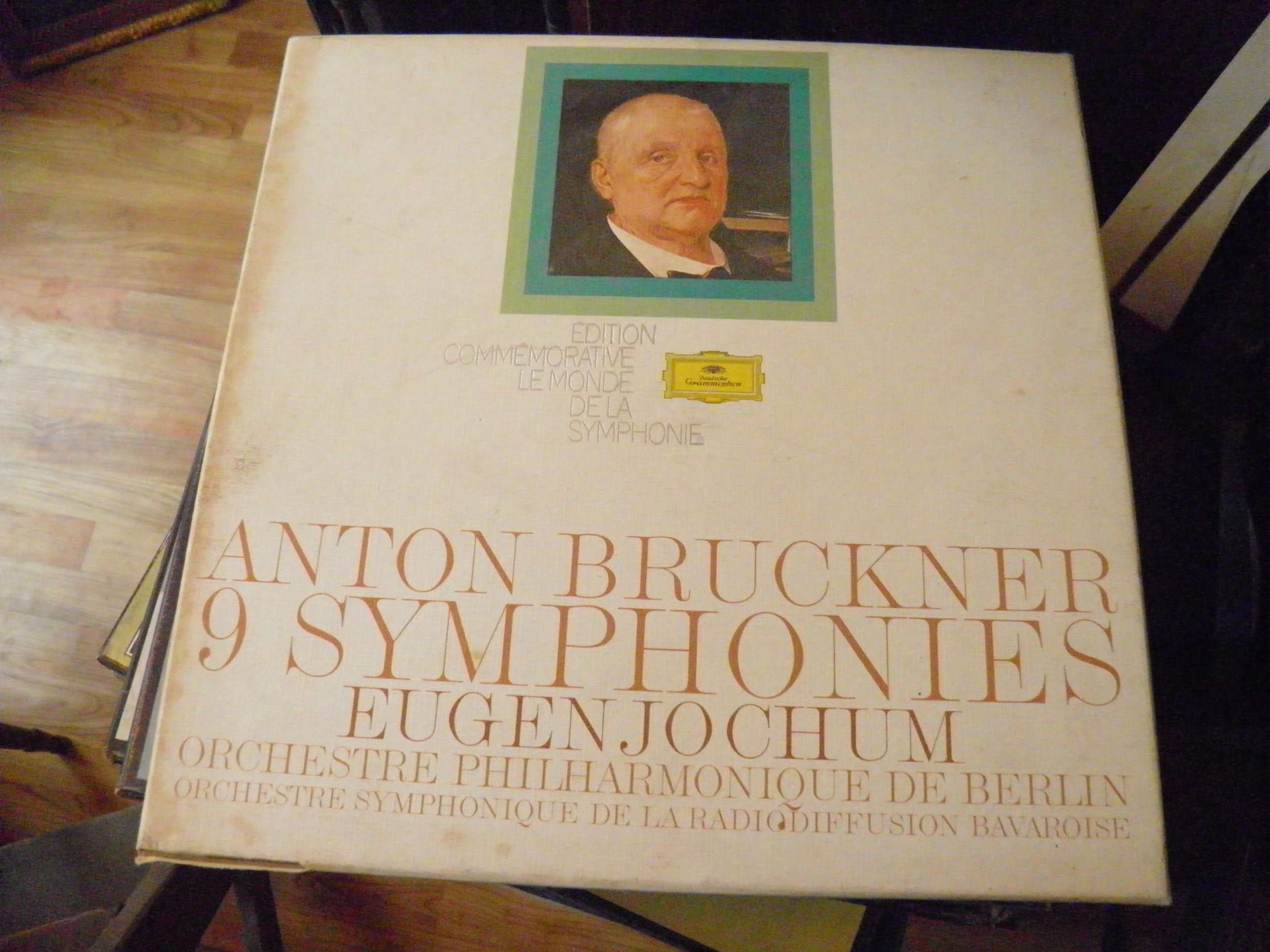 Anton Bruckner - 9 symphonies O.P de Berlin Eugen Jochum - édition commémorative le monde de la symphonie- 11 disques deutsche grammophon