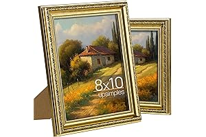 Upsimples 8x10 Picture Frame with Real Glass