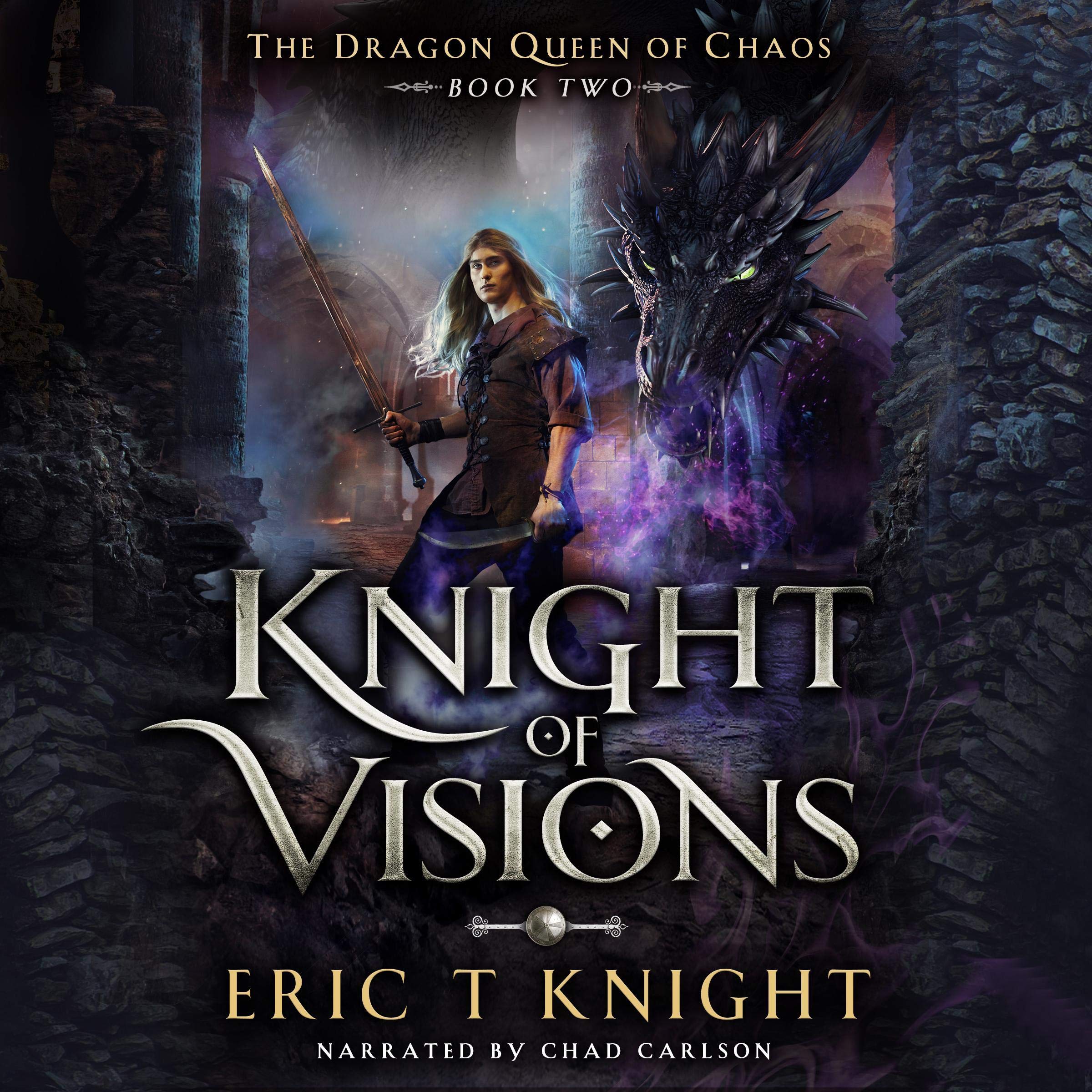 Cover art for Knight of Visions: A Coming of Age Epic Fantasy Adventure