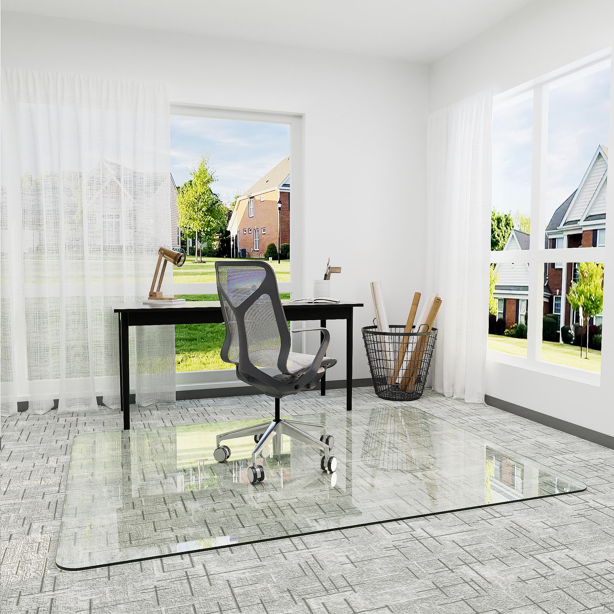 Furnbar 45x60 Tempered Glass Mat