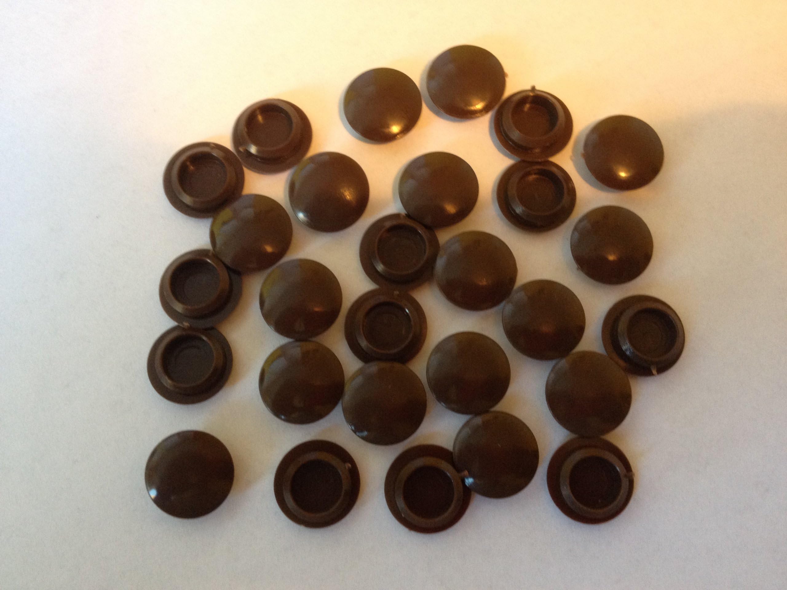 35mm Hinge Hole Cover Caps 10 Pces Light Grey Colour for Kitchen