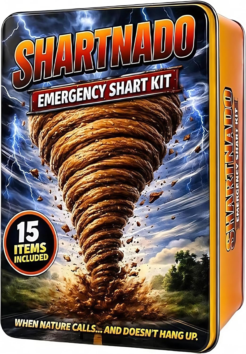 Shartnado - 15 Items - Emergency Shart Kit - Poop Gag Gift - Funny Novety Gift