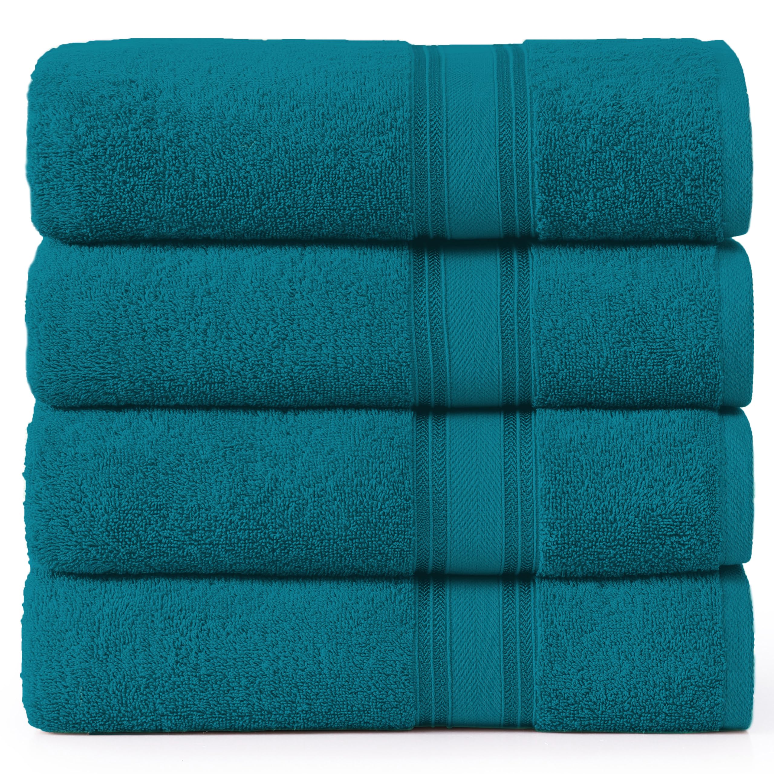 LANE LINEN 100% Cotton Oversized Bath Towels Set of 4 (35"x66") - Zero Twist Cotton Oversized Towels - Quick Dry, Soft & Absorbent Extra Large Bath