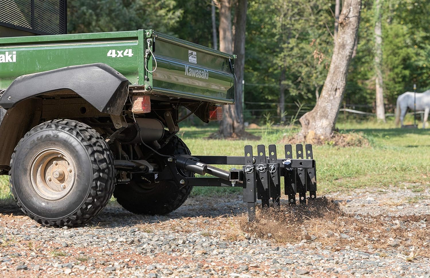 review Black Boar ATV/UTV Plow Implement, Breaks Up Hard Ground w/6 Independently Adjustable Chisels, Use to Cultivate, Establish Food Plot, Maintain Land (66003)