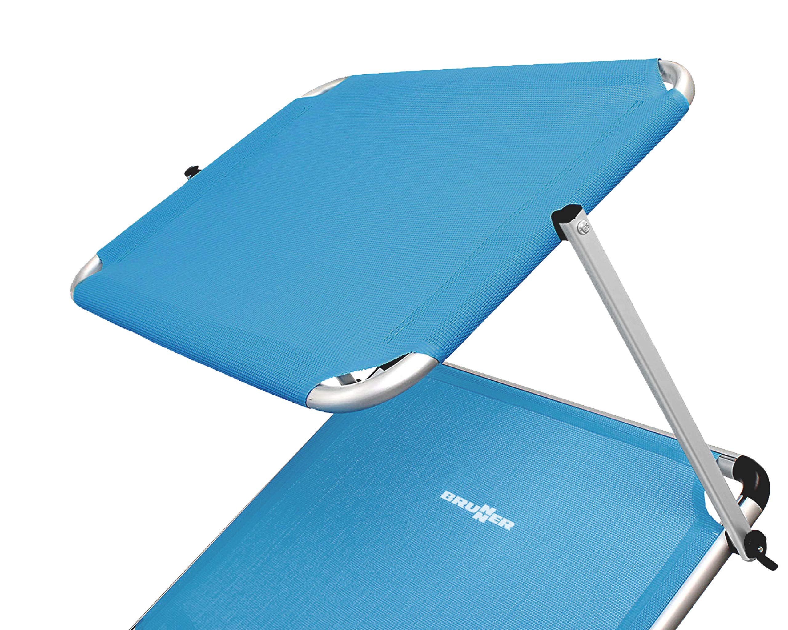 Brunner Lit de Plage Malibu (Bleu)