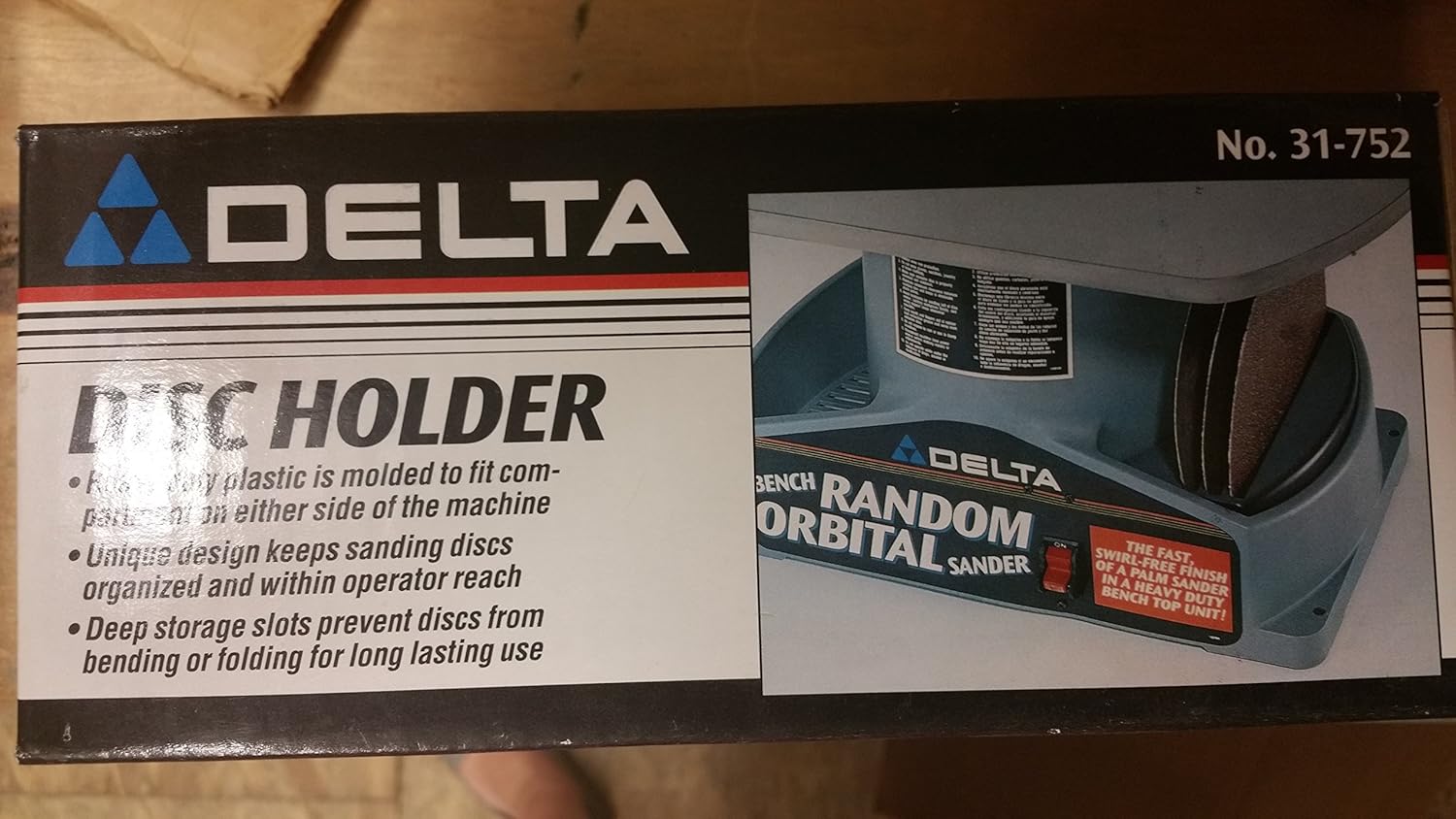 Delta 31752 Sanding Disc Holder for 31750 Bench Random Orbital Sander Power Sander