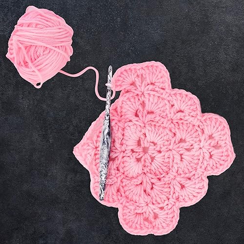 Miniatura 6 de Ommi - Ganchos de ganchillo con mango ergonómico, gancho de ganchillo hecho a mano de 7 pulgadas, aguja de tejer, tejido de hilo para manualidades,