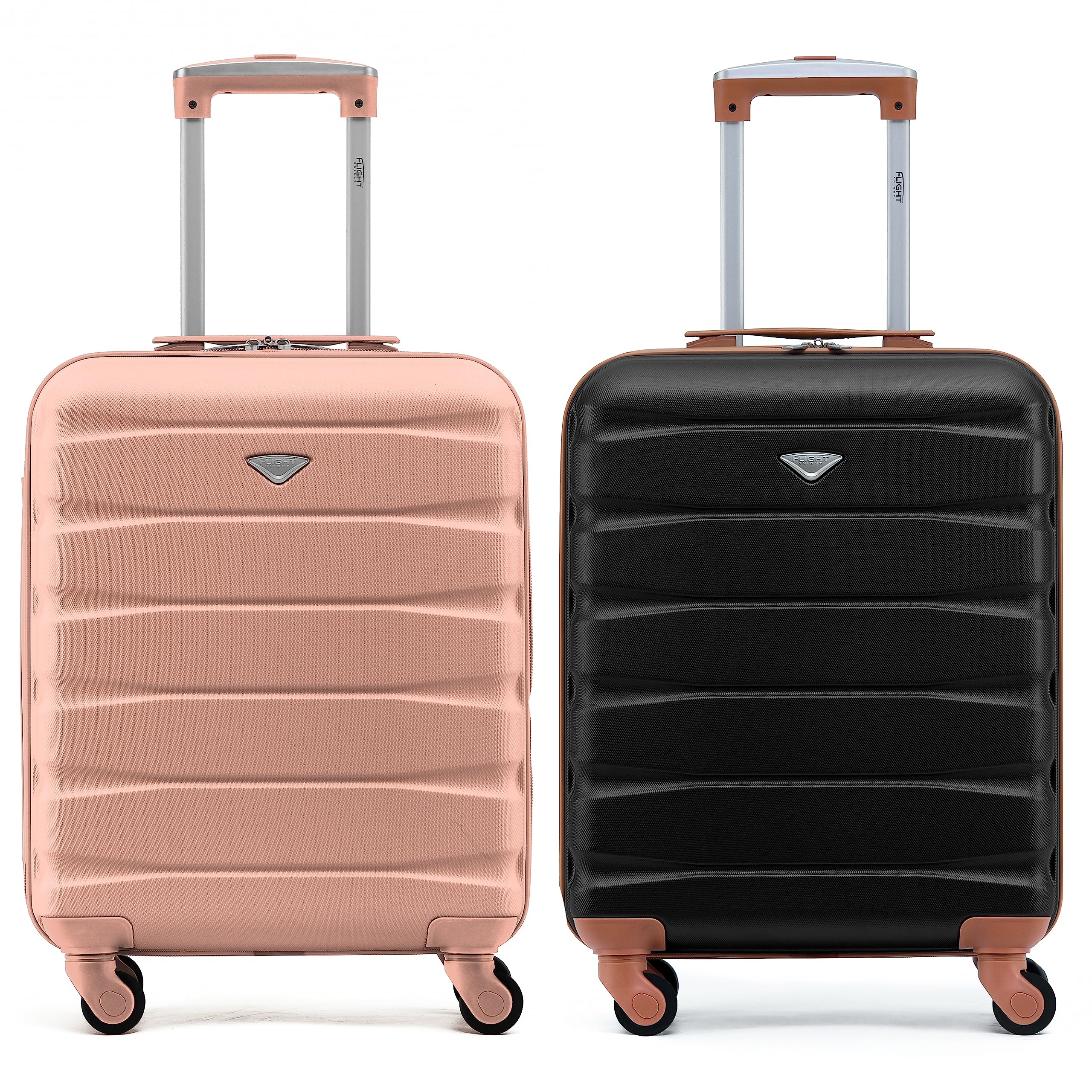 Flight Knight Suitcase Set of 2 Lightweight 4 Wheel ABS Hard Case Cabin Carry On Hand Luggage Approved for Over 100 Airlines Including easyJet, British Airways, Ryanair & Many More 55x35x20cm — view 149